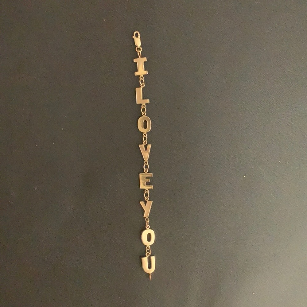 COPY - Gold ‘I Love You’ bracelet
